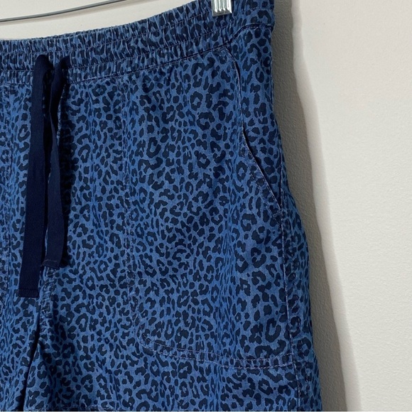 J. Crew Denim Seaside Indigo Blue Leopard Shorts - Picture 3 of 9